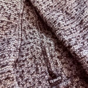 Express Charcoal Knit Cardigan